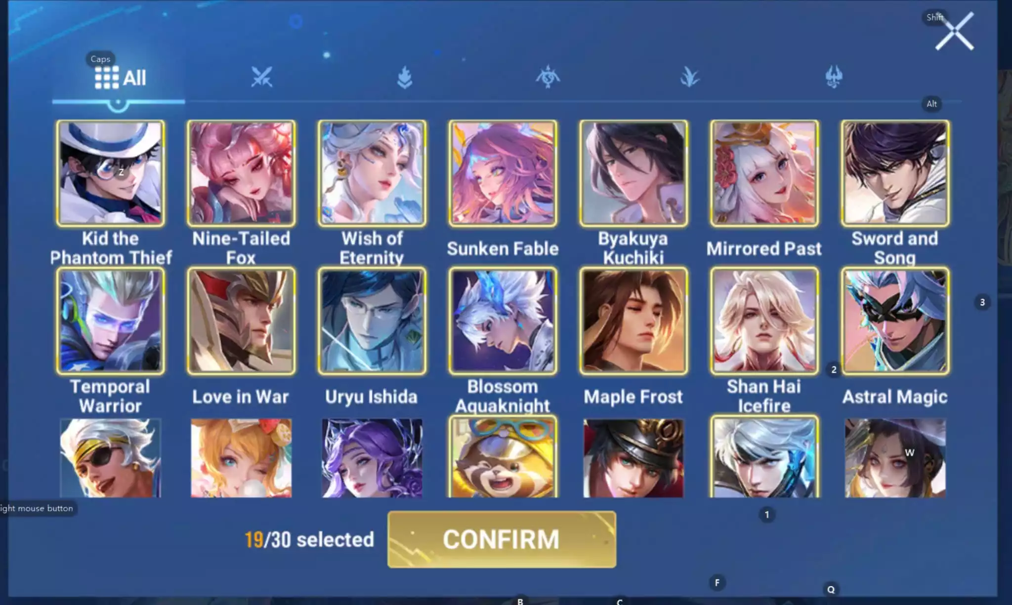 Ảnh Acc vip 7 142 skin